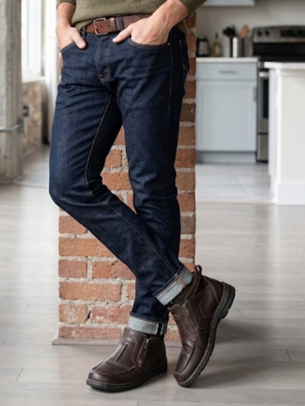 Men’s fall/winter ankle boots with zippers on both sides
